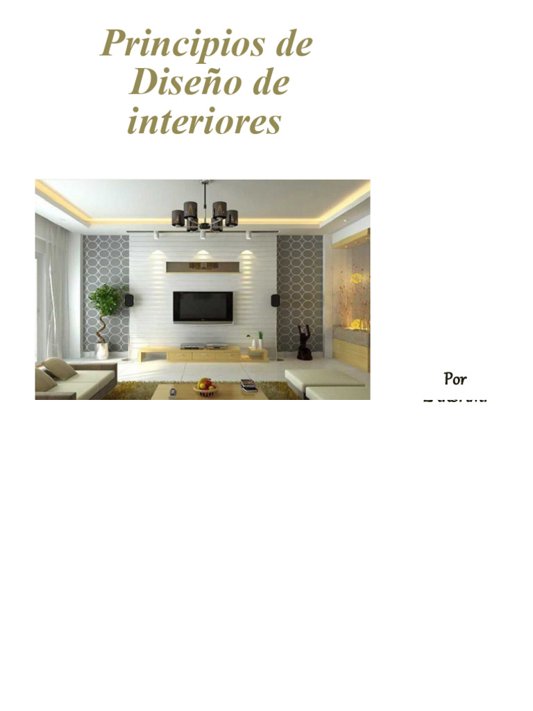 Principios Clave del Diseño de Interiores | PDF | Diseño | Ritmo
