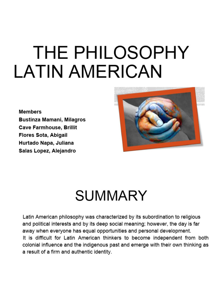 Latin American Philosophy Overview | PDF | Liberal Arts Education