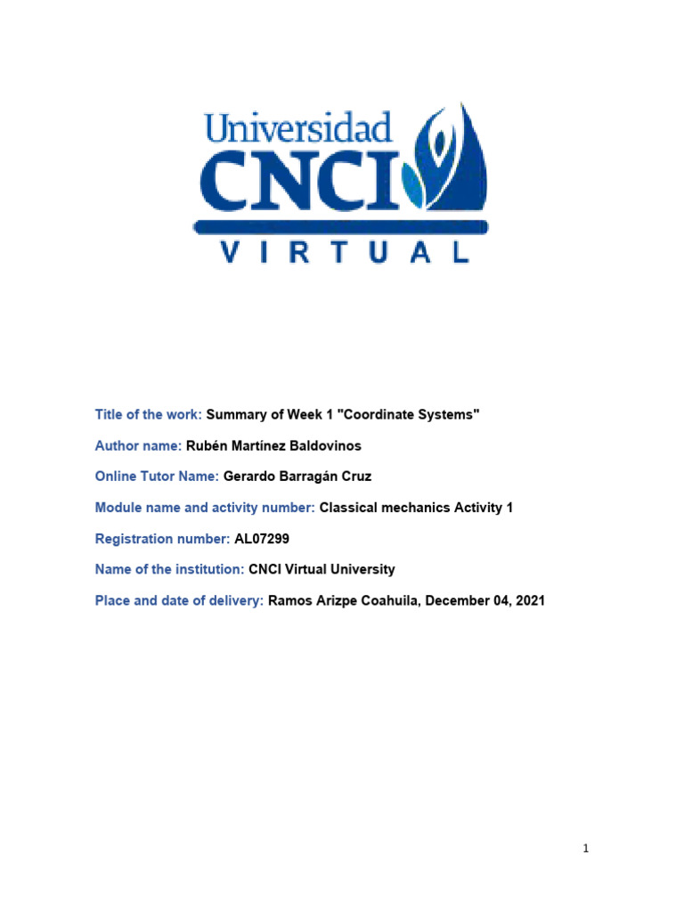 Classical Mechanics Modular Project | PDF | Rotation Around A Fixed ...