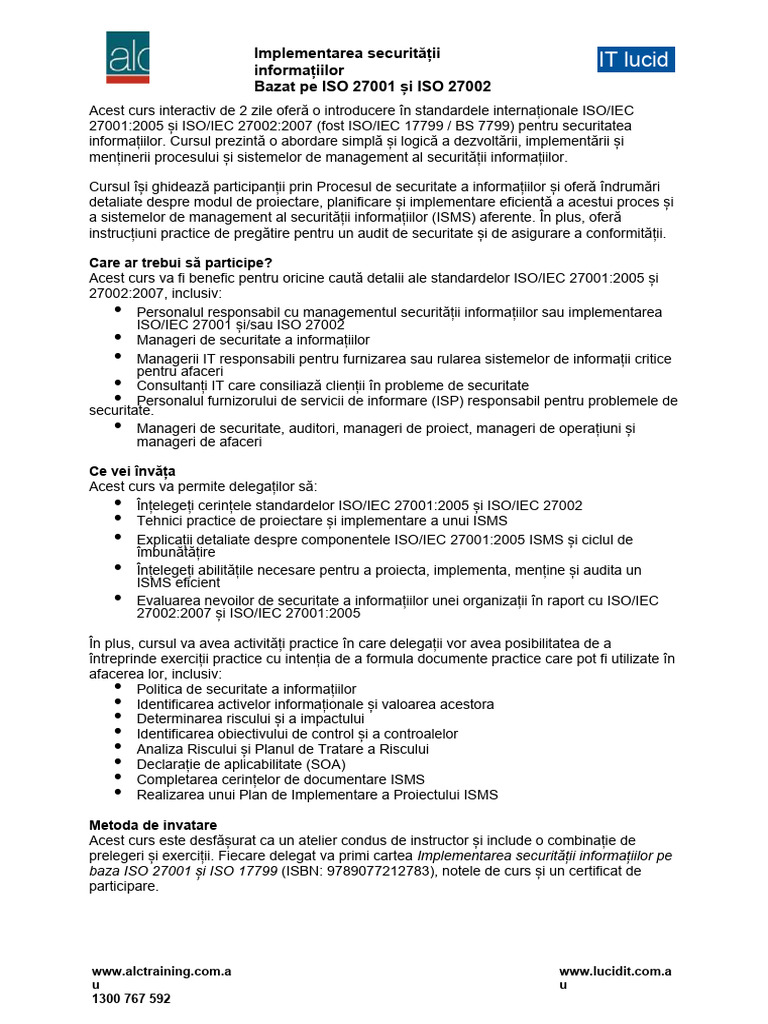 Iso 27001 | PDF