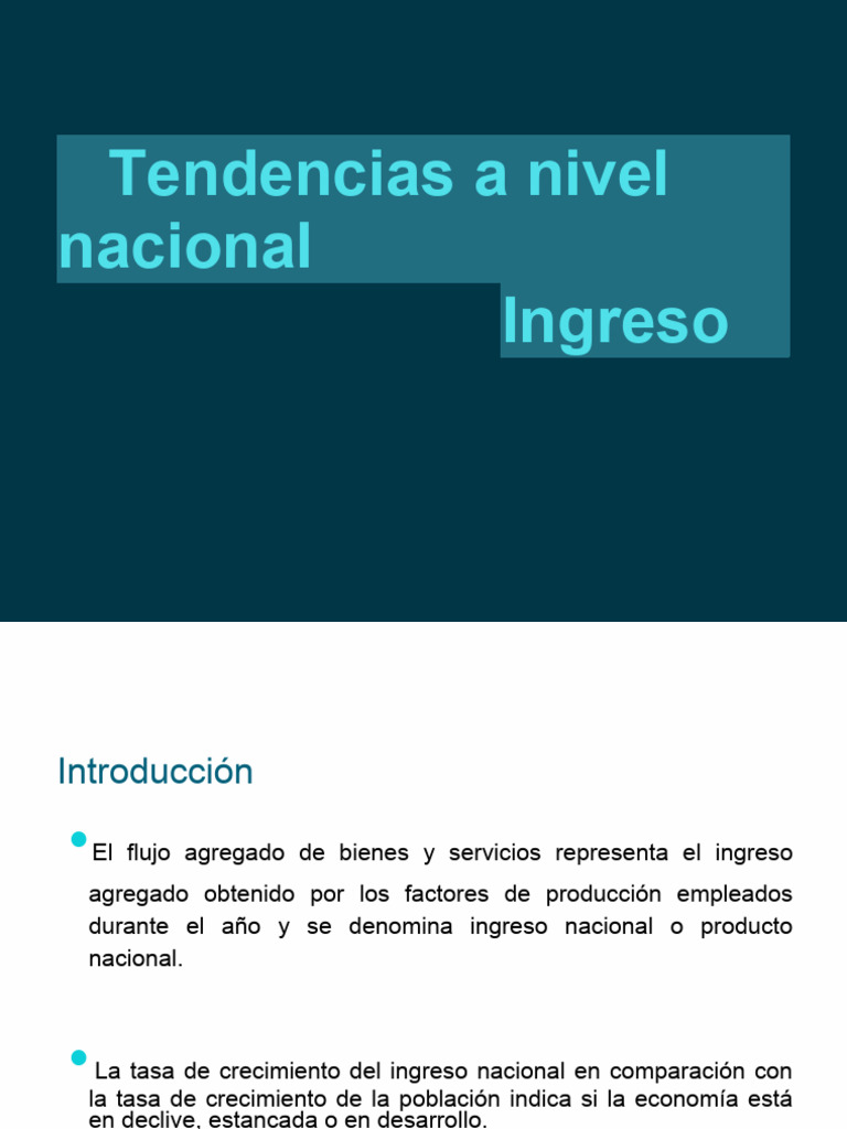 Concepto y Tendencias Del Ingreso Nacional-4 | Descargar gratis PDF ...