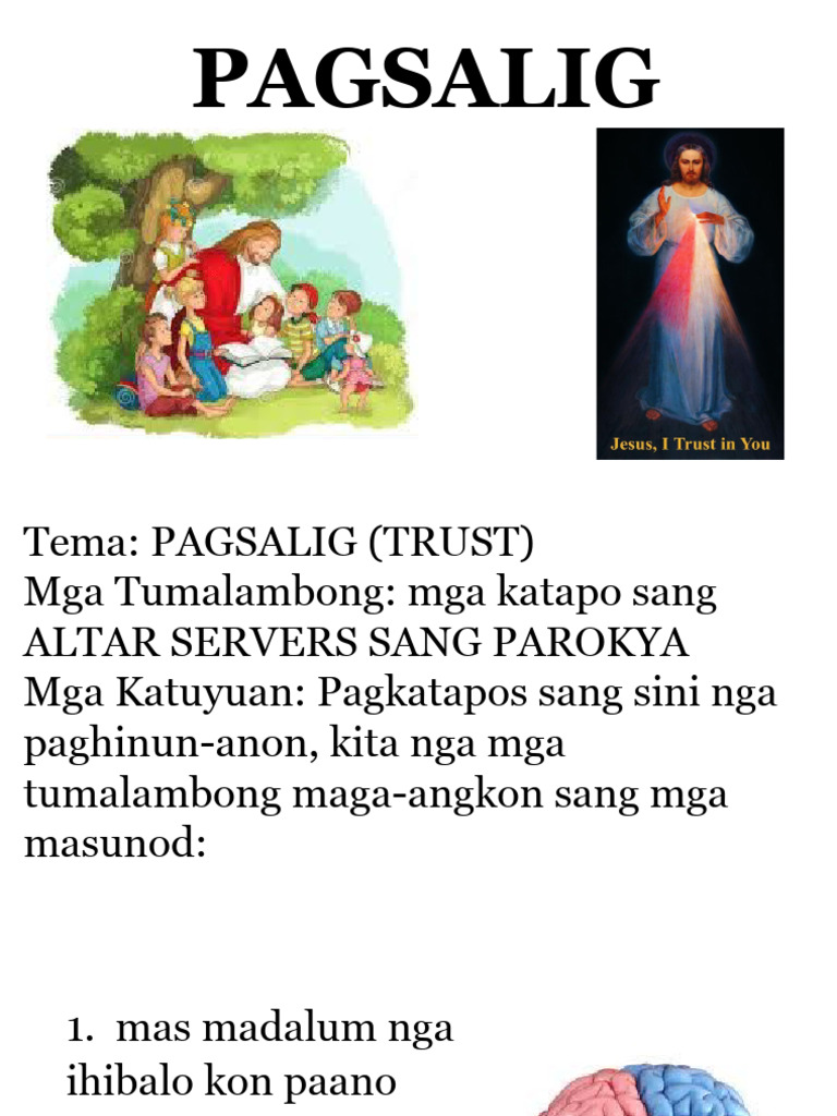 PAGSALIG PART 1 | PDF
