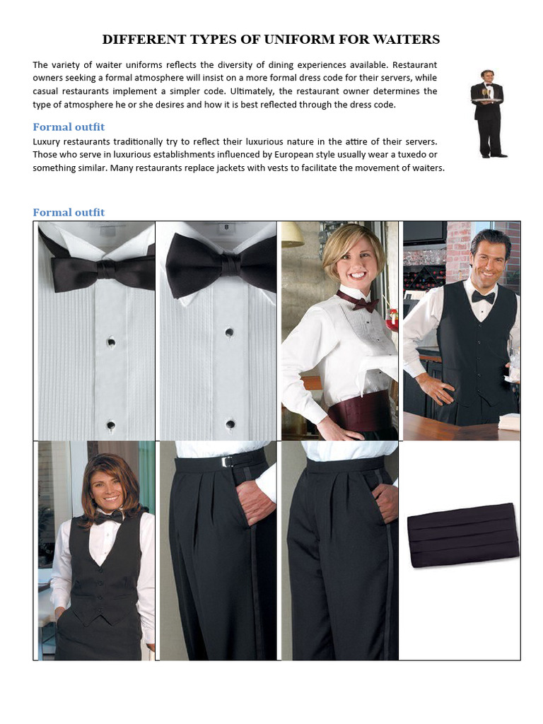 sachin and babi light blue dress Types of Waiter Uniforms Explained | PDF | Restaurants