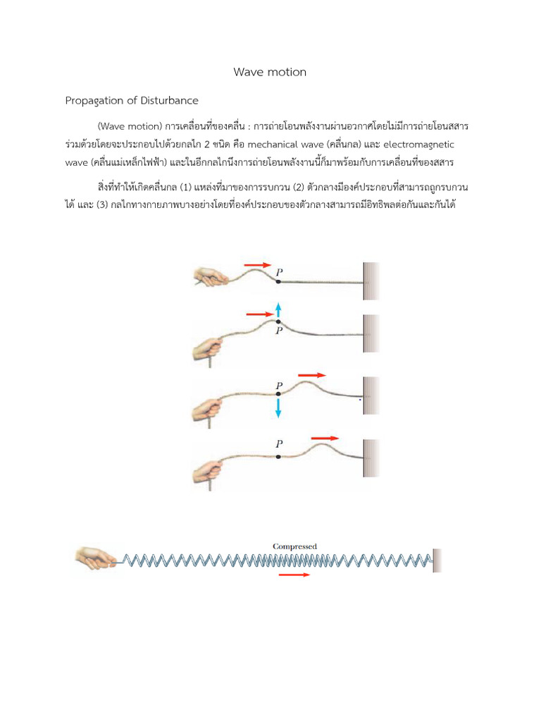 Wave Motion | PDF