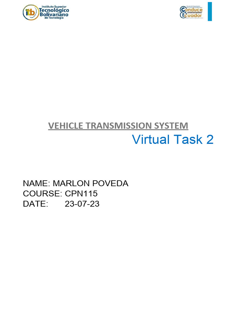 Virtual task 2 basic mechanism marlon poveda pdf manual