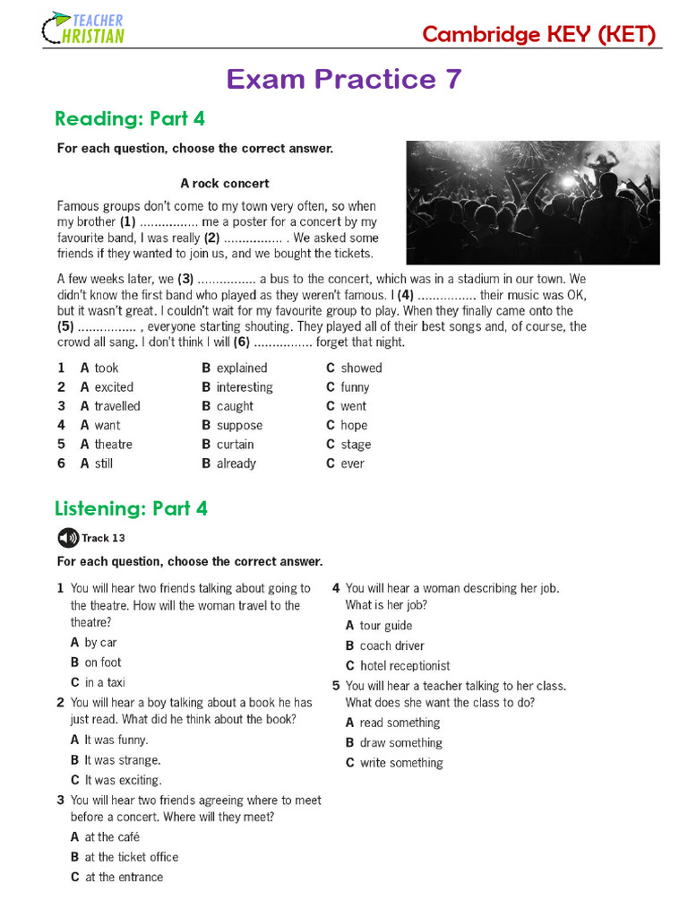 Exam Practice 7 | PDF
