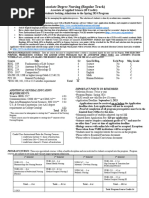 UTEP 2024-2025 BSN Degree Plan | PDF | Nursing