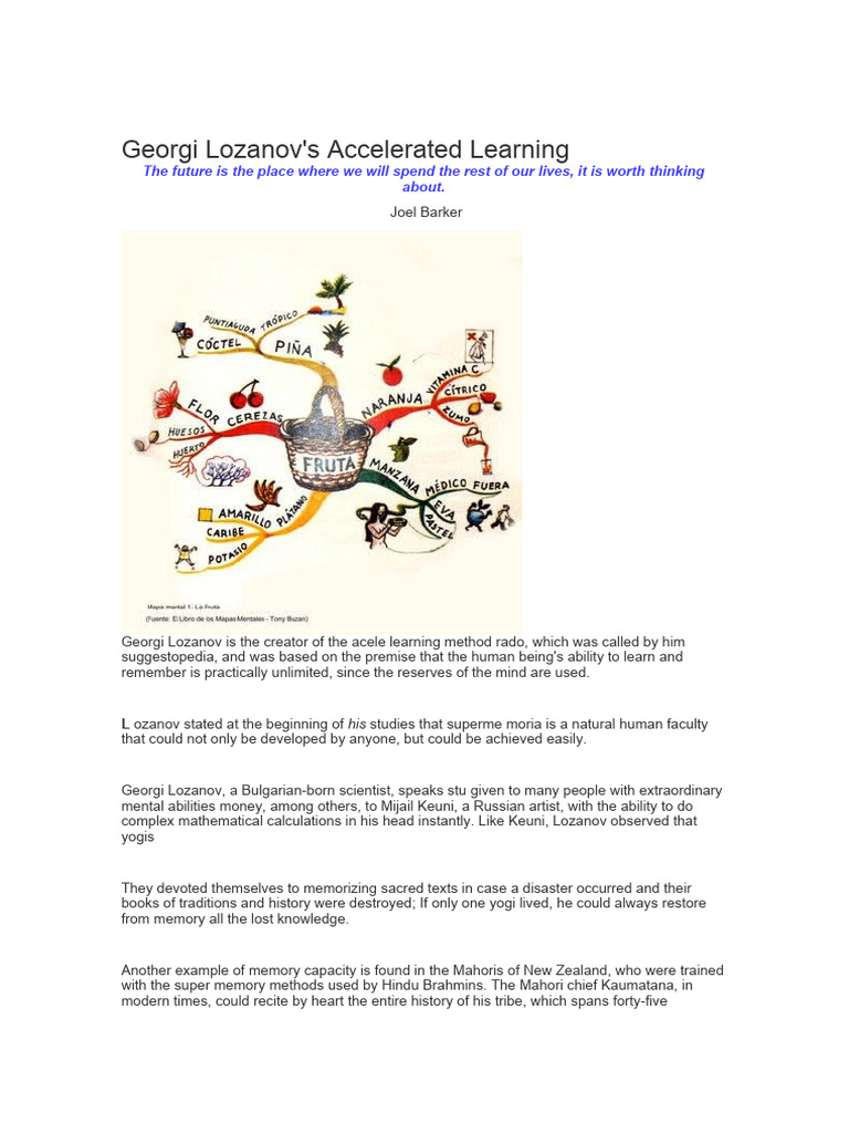 Lozanov's Accelerated Learning PDF Mind Learning
