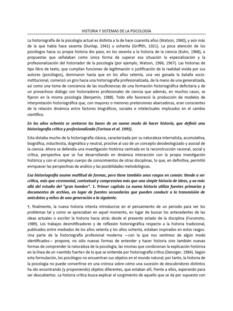 Historia Y Sistemas De La Psicología Pdf Sicología René Descartes