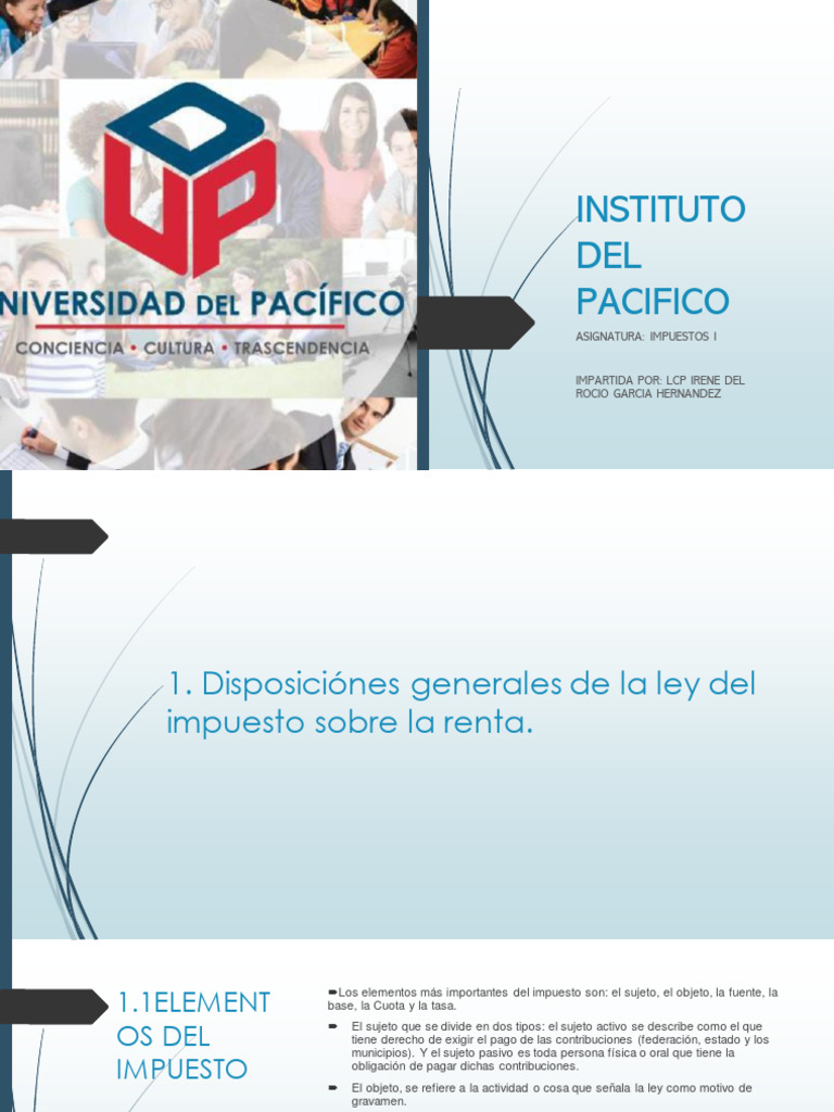 Fundamentos del Impuesto sobre la Renta | PDF | Impuesto sobre la renta ...