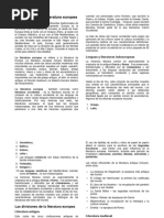 Introducción A La Literatura Europea