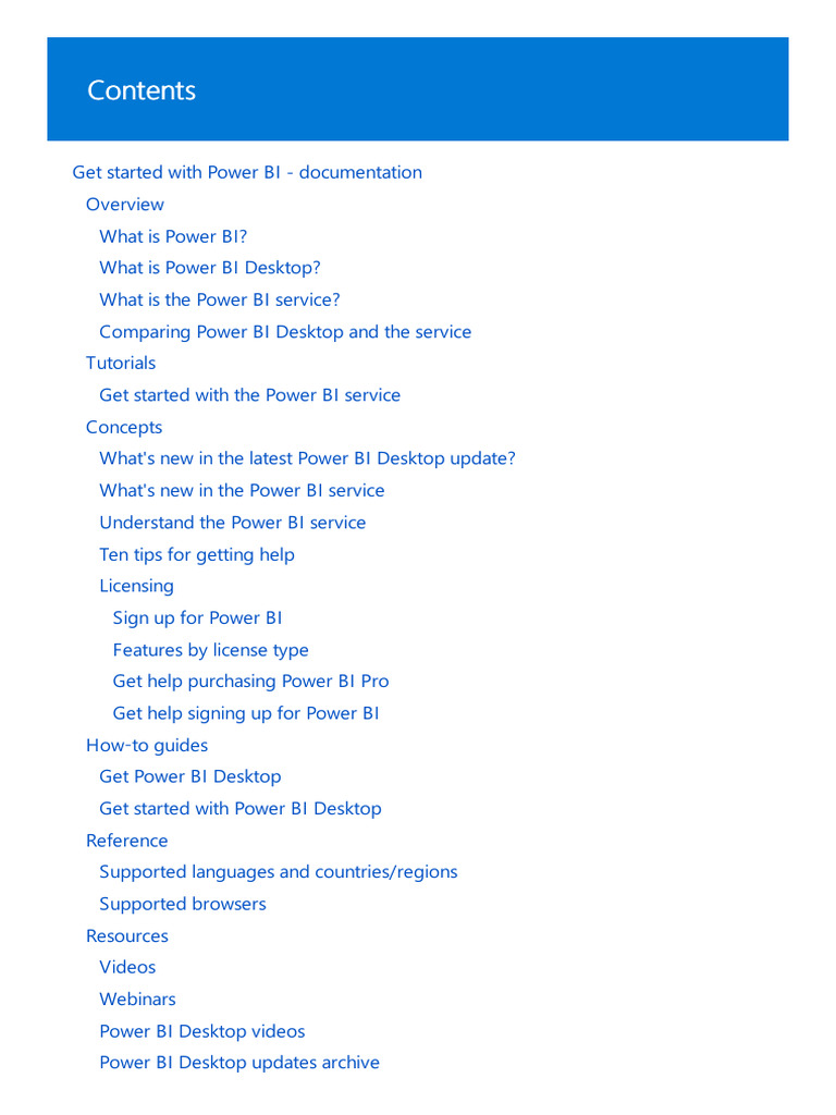Req4. Get Started With Power BI Desktop | PDF | Application Software ...