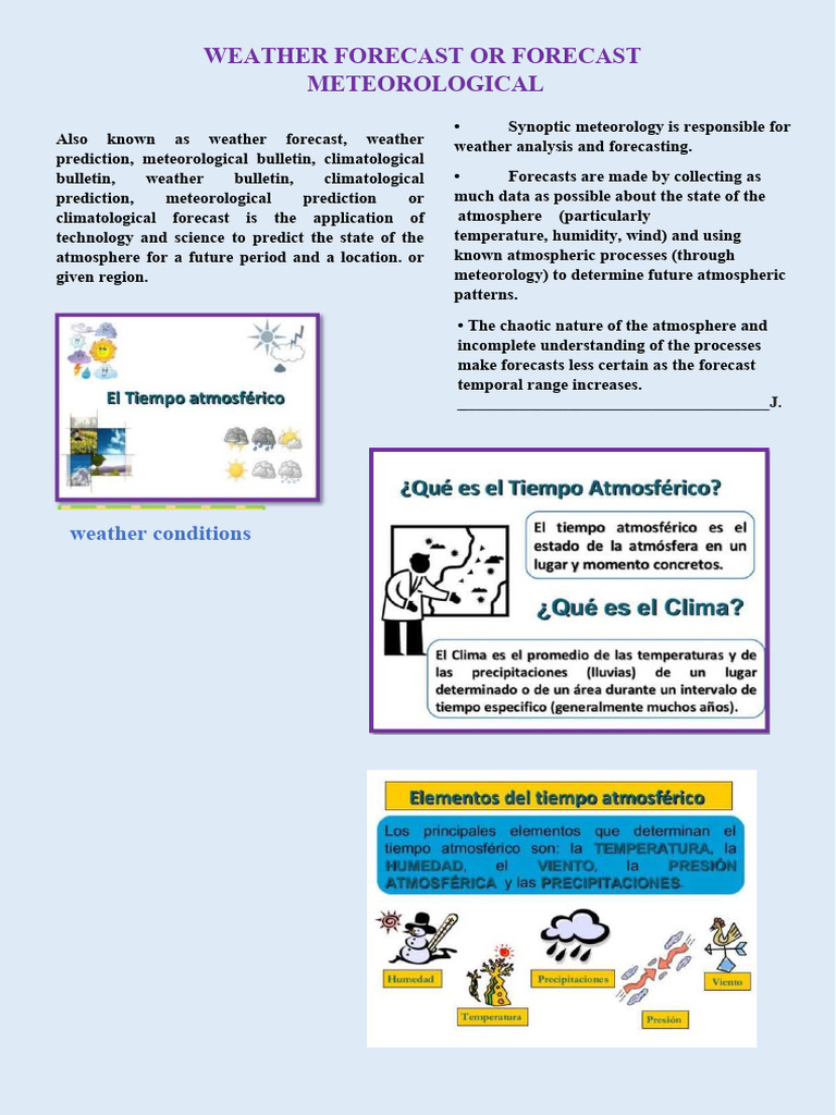 Weather Forecast Pdf Download Free Pdf Weather Meteorology