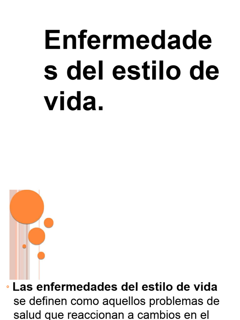Enfermedades Del Estilo de Vida | PDF | Enfermedades cardiovasculares ...