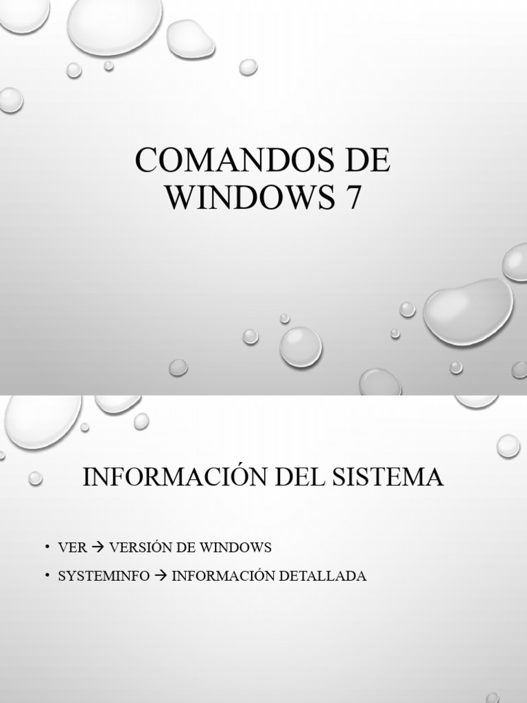1 2 comandos windows 7 1 pdf archivo de computadora software
