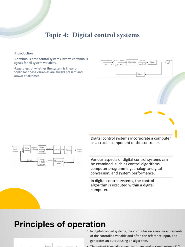 Topic 4digital Control Systems | PDF | Analog To Digital Converter ...