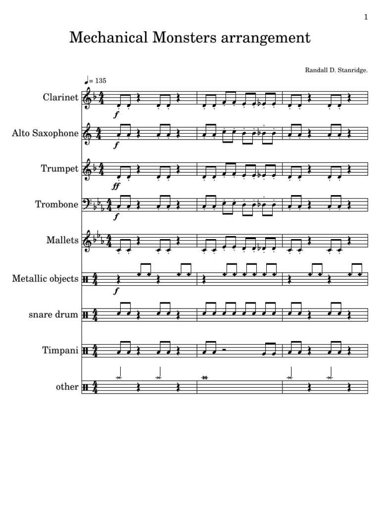 Mechanical Monsters Sheet Music Collection | PDF | Social Science