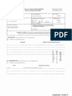 Cindy K Jorgenson Financial Disclosure Report For 2009