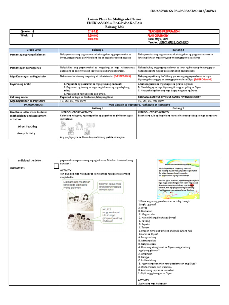 LP in ESP 1 and 2 | PDF