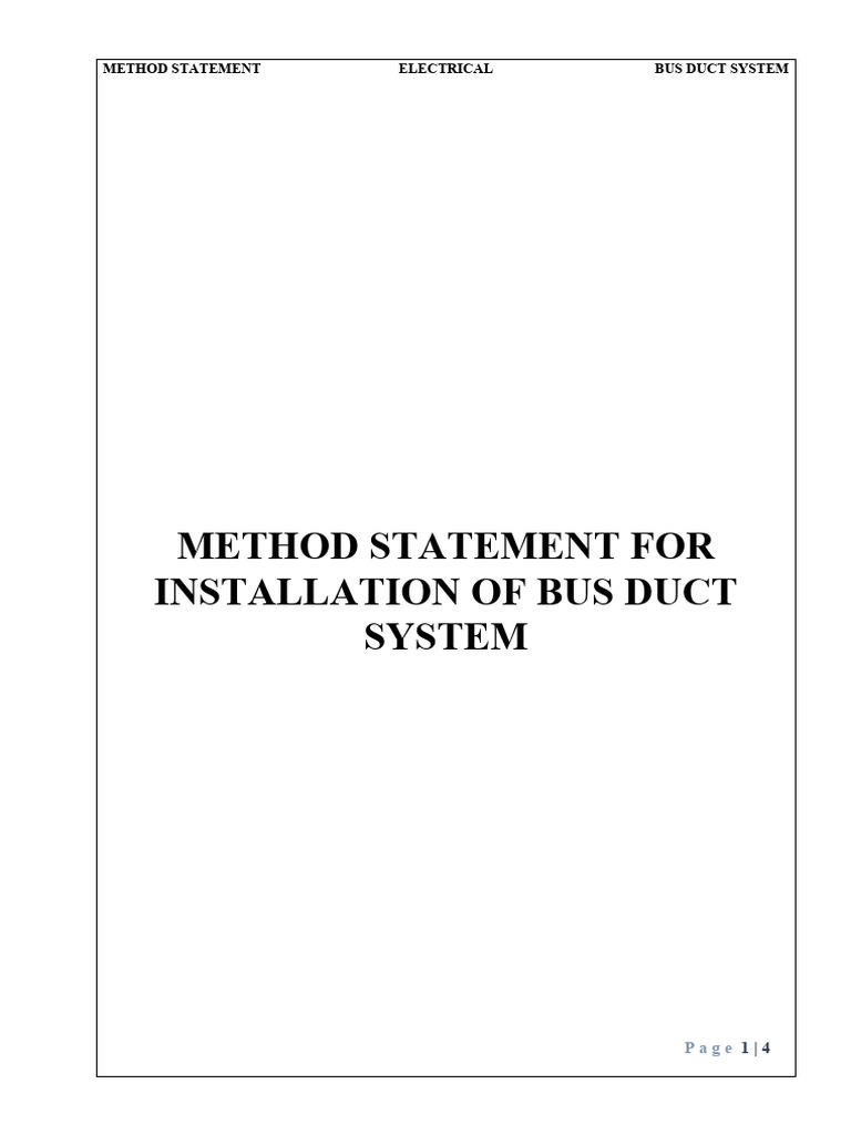 T&C Bus Duct System | Download Free PDF | Duct (Flow) | Electrical ...