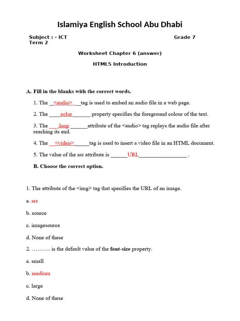grade 7 maths workbook answers term 1