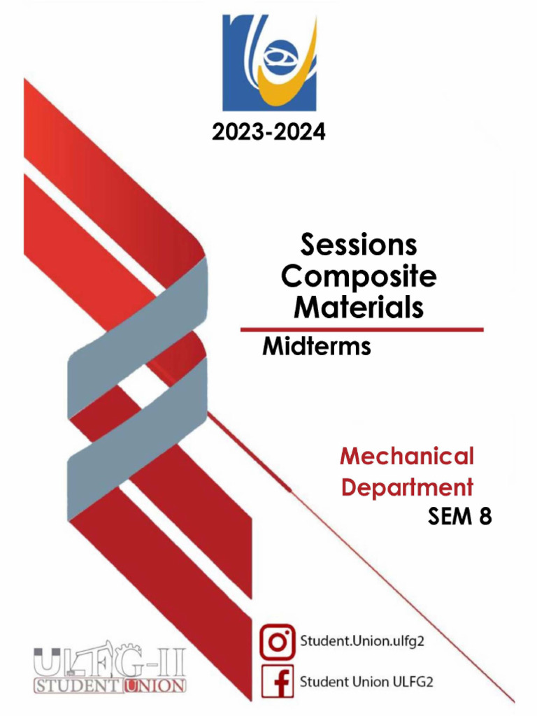 Sessions Composite Materials (Midterms) | PDF