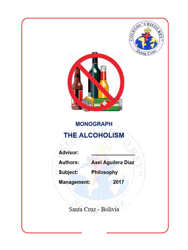 Alcoholism Monograph | PDF | Alcoholism | Alcoholics Anonymous