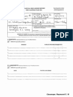 Raymond C Clevenger III Financial Disclosure Report For 2010