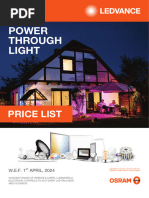 LED Voltage and Current Ratings Chart | PDF | Resistor | Direct Current