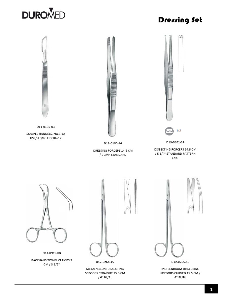 Duromed Instrument Min | PDF
