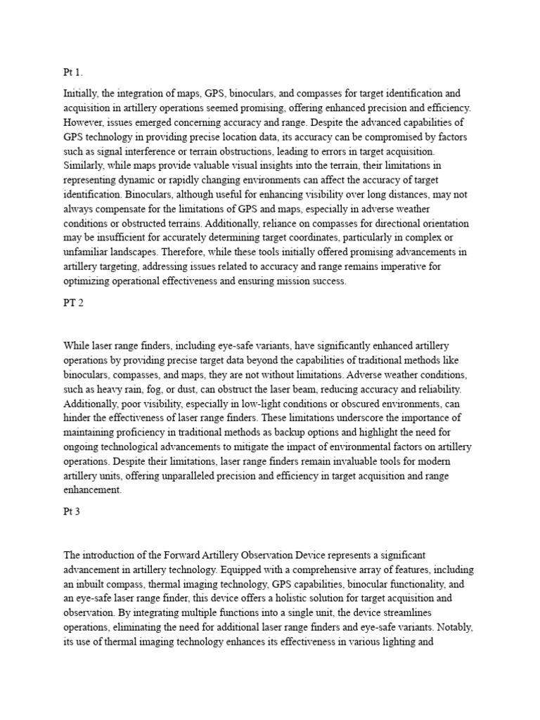 Advanced Artillery Targeting Tools | PDF | Artillery | Global ...