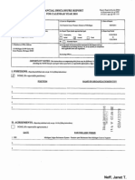 Janet T Neff Financial Disclosure Report For 2010