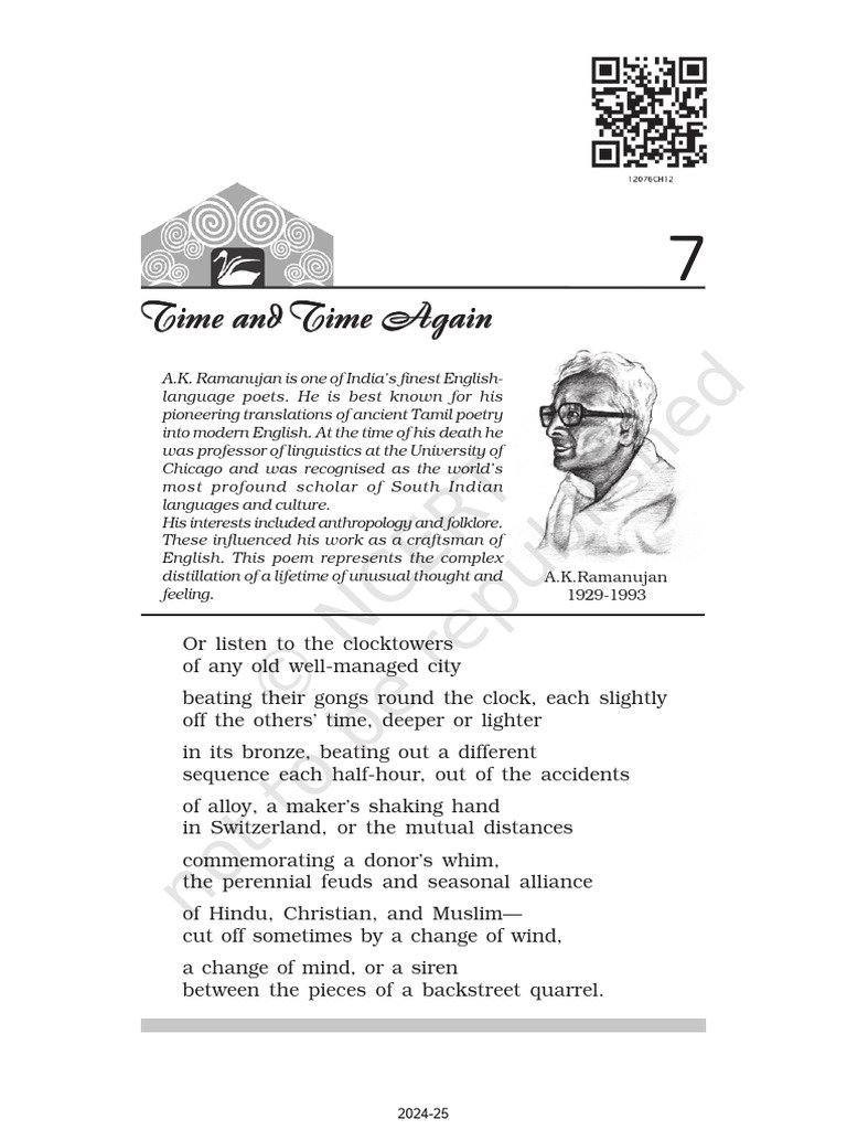 A.K. Ramanujan's Poetic Exploration | PDF