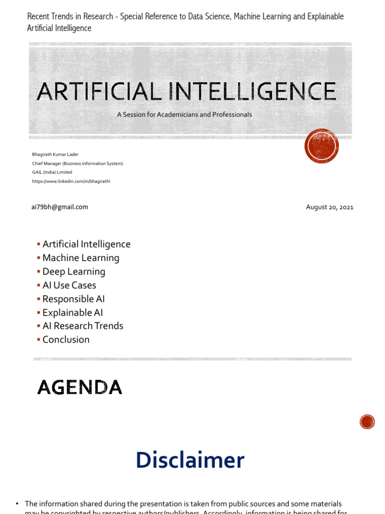 Trends in AI Research for Professionals | PDF | Artificial Intelligence ...
