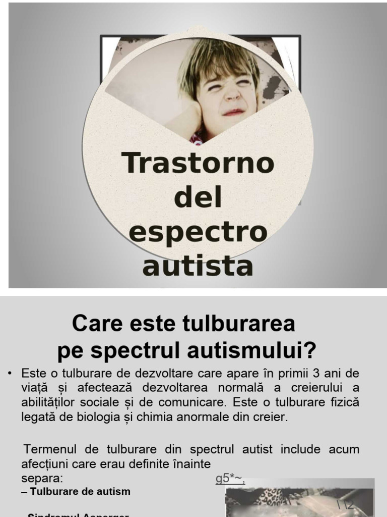 Tulburarea Spectrului Autist | PDF