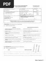 Carolyn D King Financial Disclosure Report for 2009