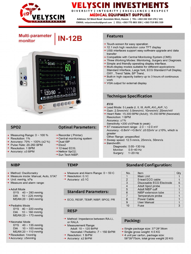 Multi Parameter Monitor | PDF