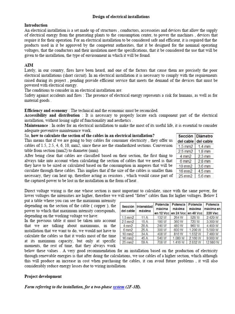 Electrical Installation Design Guide | PDF | Incandescent Light Bulb ...