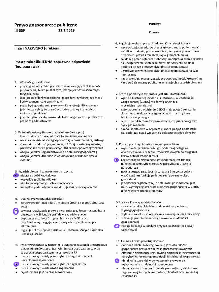 PGP Egzaminy Odpowiedzi PDF