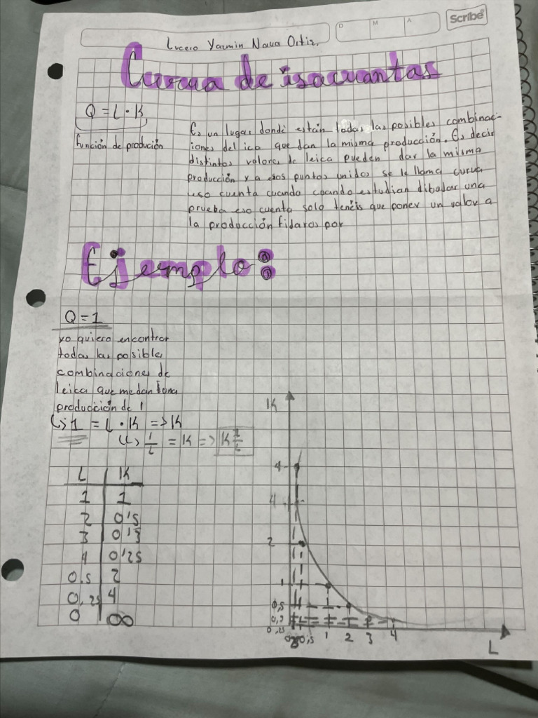 Curva de Isocuantas | PDF