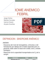 Sindrome Anemico Febril