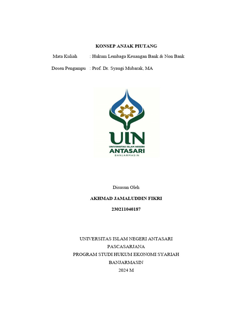 Kelebihan dan Kekurangan Anjak Piutang | PDF
