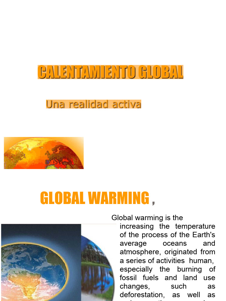 Global Warming Pdf Earth Climate Change