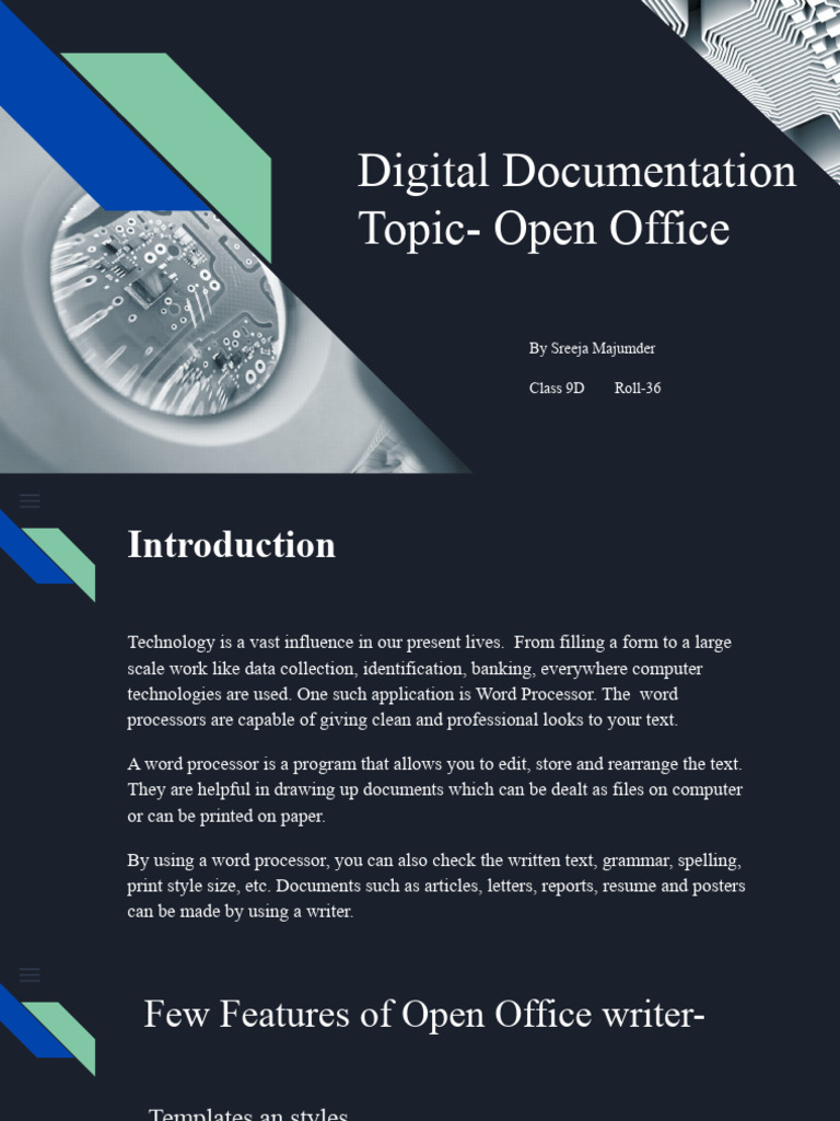 Open Office: Digital Documentation Guide | PDF | Page Layout | Letter Case