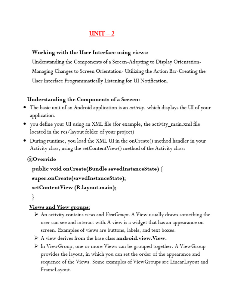Unit 2 chapter 1 mad pdf android operating system menu