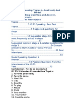 62273136 IELTS Speaking Topics