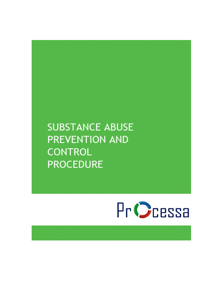 Substance Abuse Prevention Policy Guide | PDF | Substance Abuse | Drugs