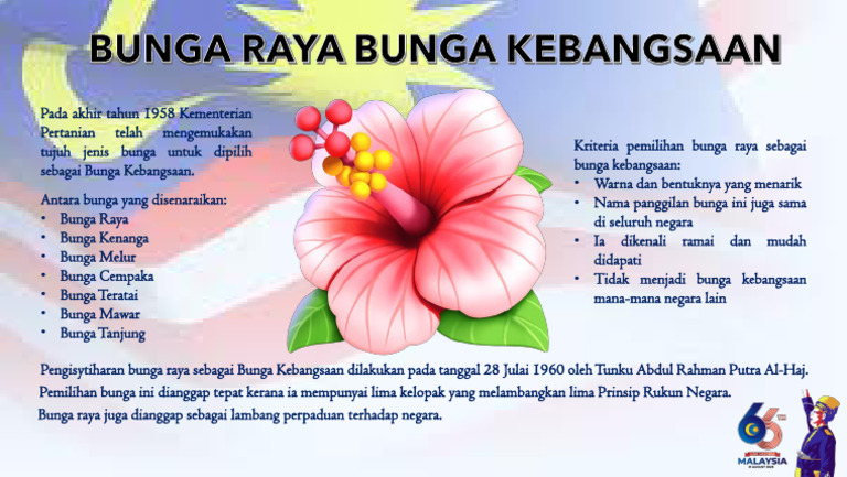 Sejarah Bunga Raya sebagai Lambang Negara | PDF