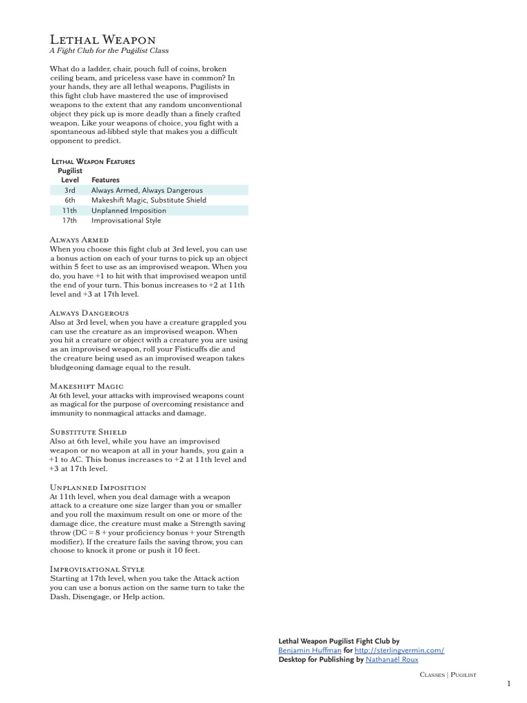 Lethal Weapon Ua | PDF