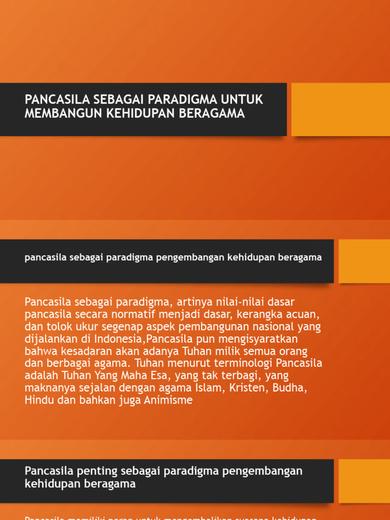 Pancasila dan Kehidupan Beragama | PDF | Ilmu Sosial | Sains & Matematika